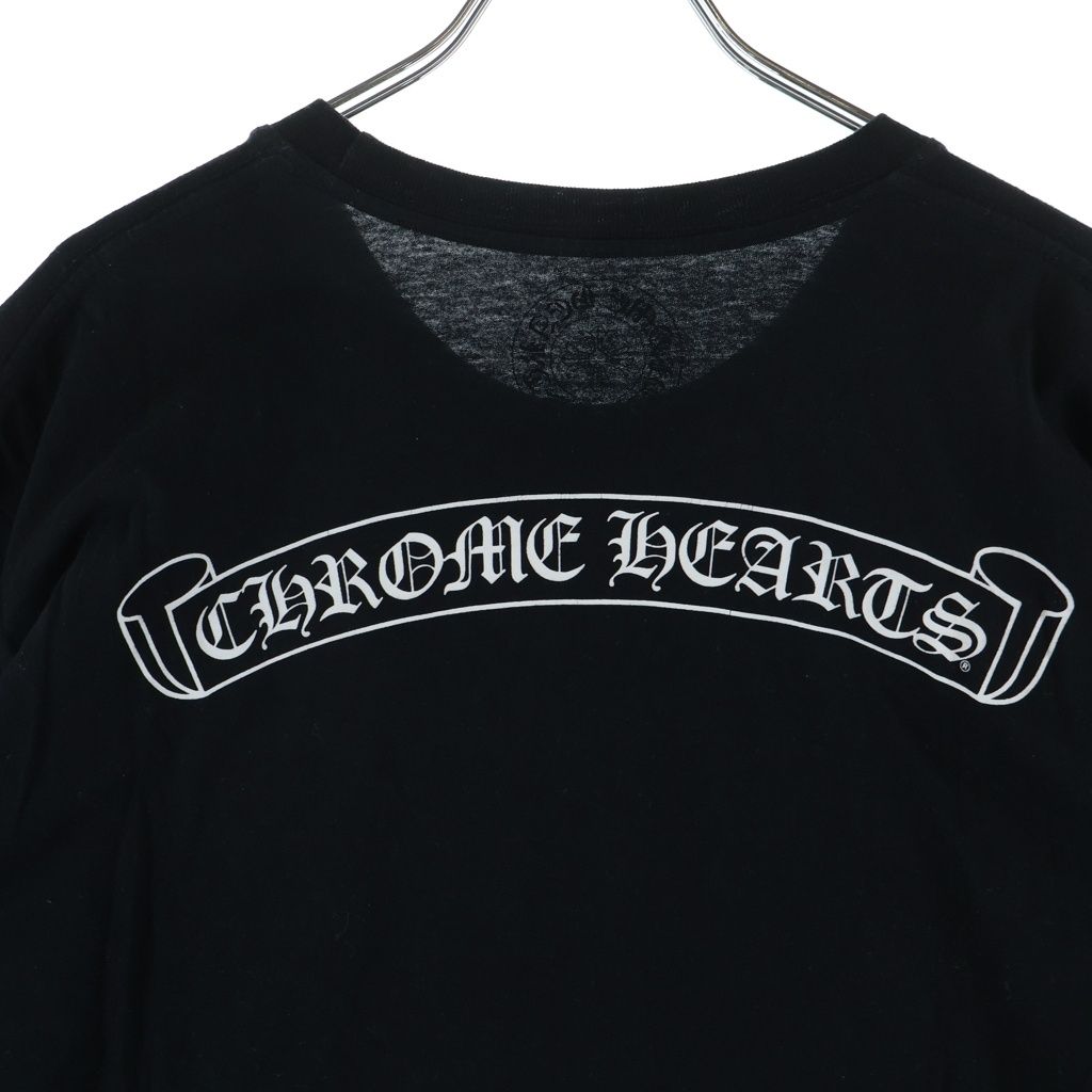 Chrome Hearts CH T-Shirt Scroll Label Print Crew Neck Pocket Short Sleeve — view 4