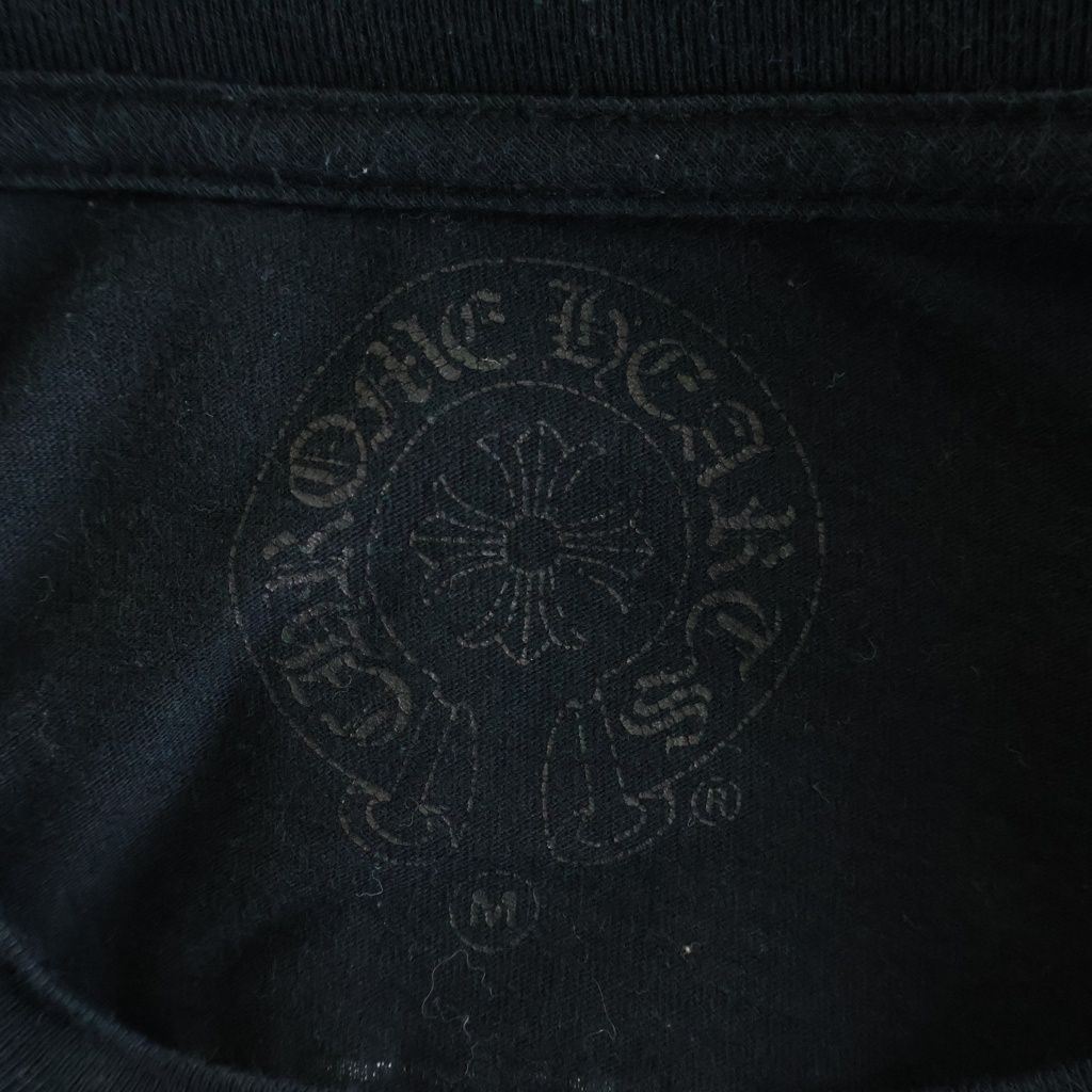 Chrome Hearts CH L S T-Shirt Back Scroll Logo Long Sleeve T Black — view 7
