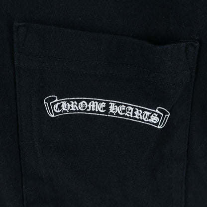Chrome Hearts CH L S T-Shirt Back Scroll Logo Long Sleeve T Black — view 6