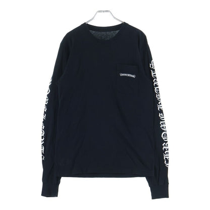 Chrome Hearts CH L S T-Shirt Back Scroll Logo Long Sleeve T Black — view 2
