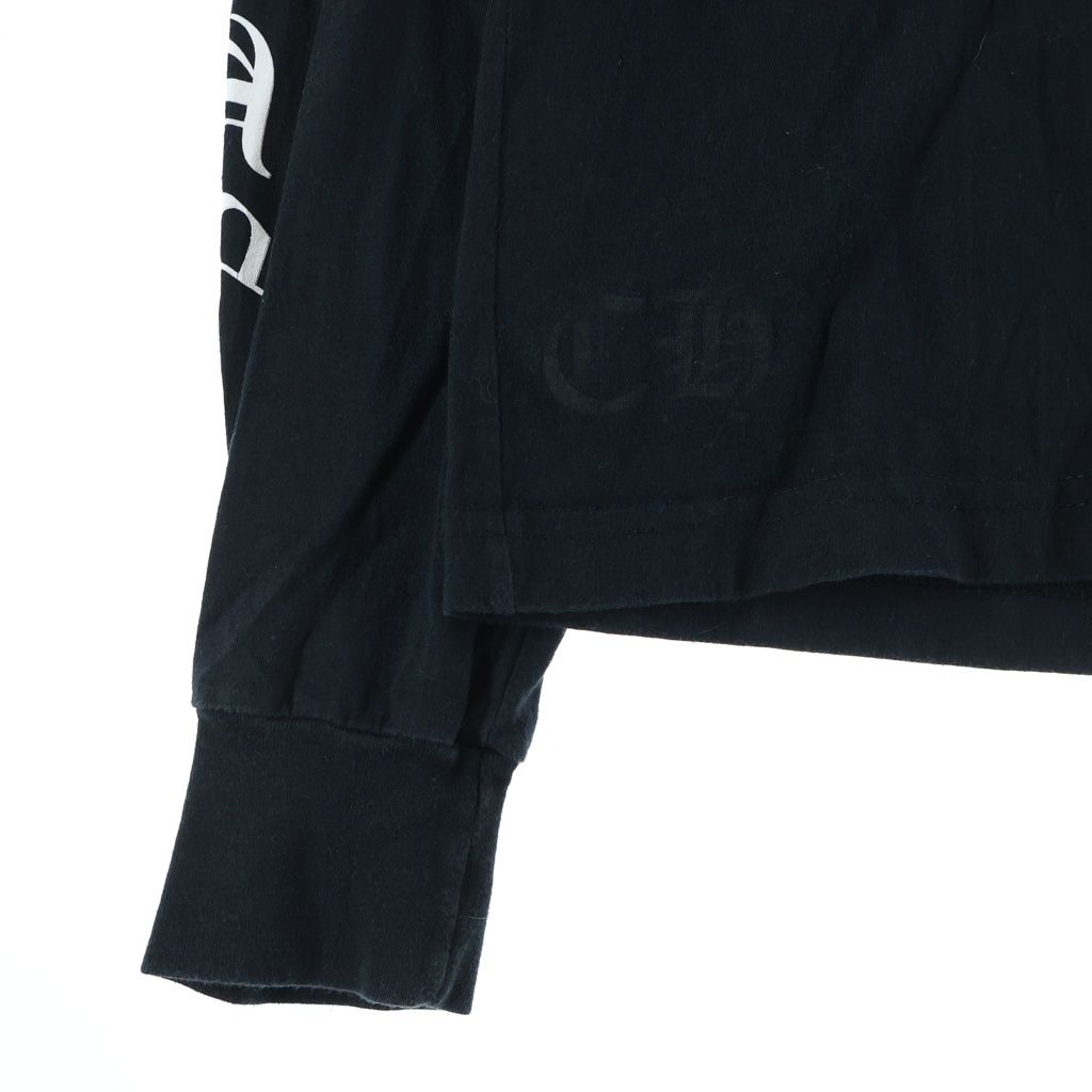 Chrome Hearts CH L S T-Shirt Back Scroll Logo Long Sleeve T Black — view 5