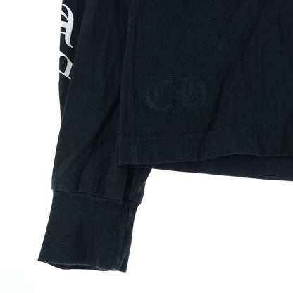 Chrome Hearts CH L S T-Shirt Back Scroll Logo Long Sleeve T Black — view 5