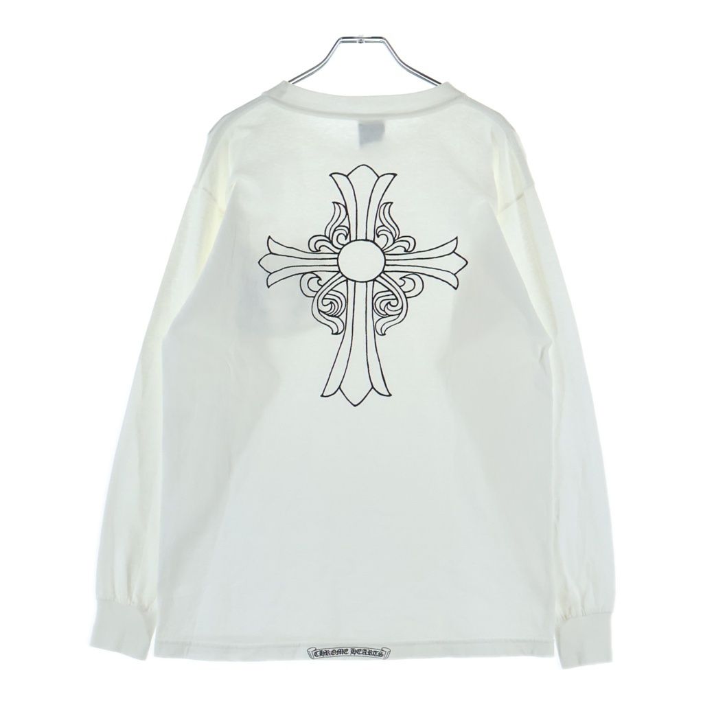 Chrome Hearts Vintage L S Tee Back CH Cross Long Sleeve T-Shirt