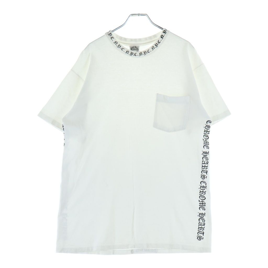 Chrome Hearts Vintage S Tee Nyc Limited Neck Logo Short Sleeve T-Shirt