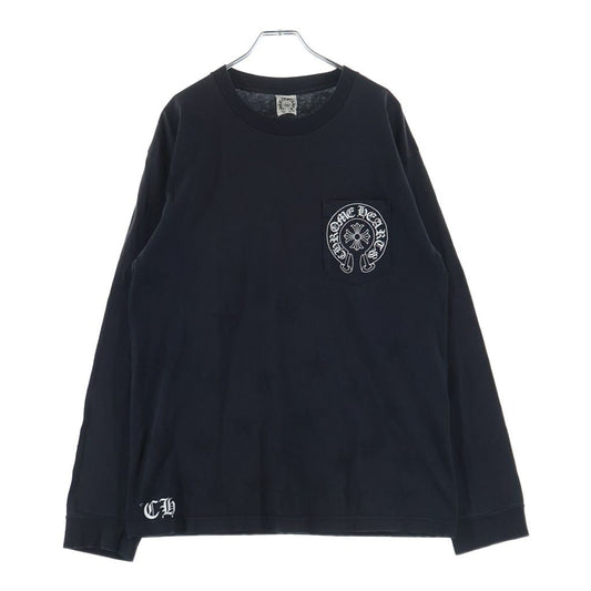 Chrome Hearts Vintage L S Tee Sleeve CH Plus Back Scroll Label Print Long
