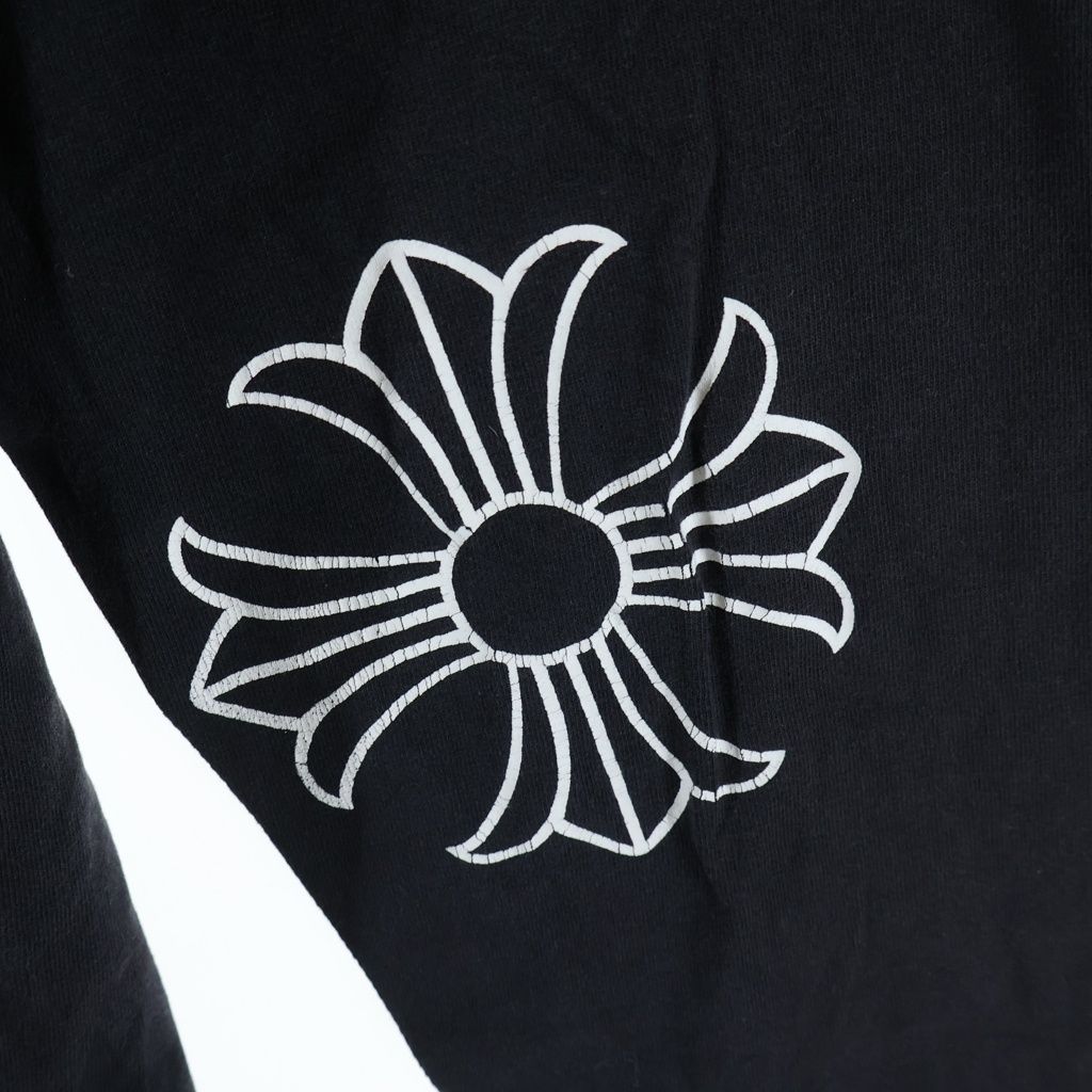 Chrome Hearts Vintage L S Tee Sleeve CH Plus Back Scroll Label Print Long — view 6