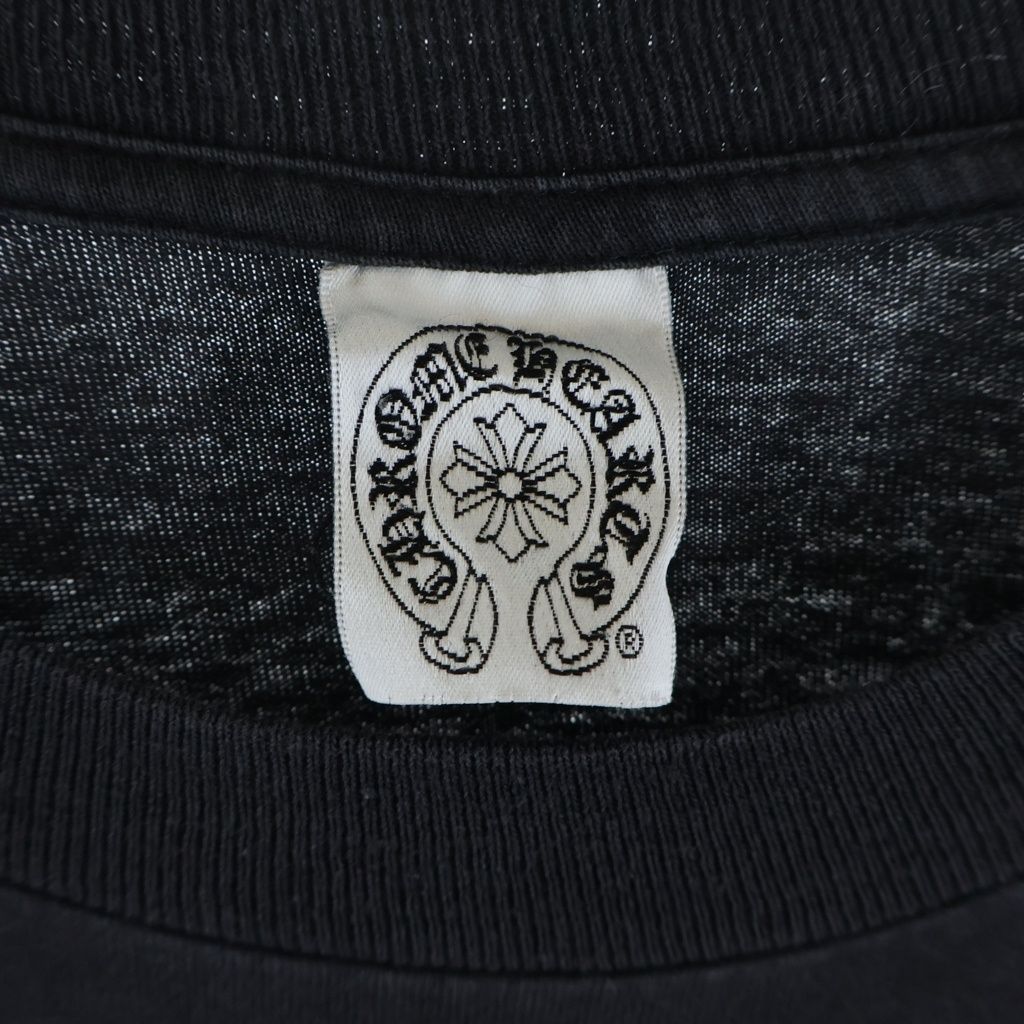 Chrome Hearts Vintage L S Tee Sleeve CH Plus Back Scroll Label Print Long — view 7