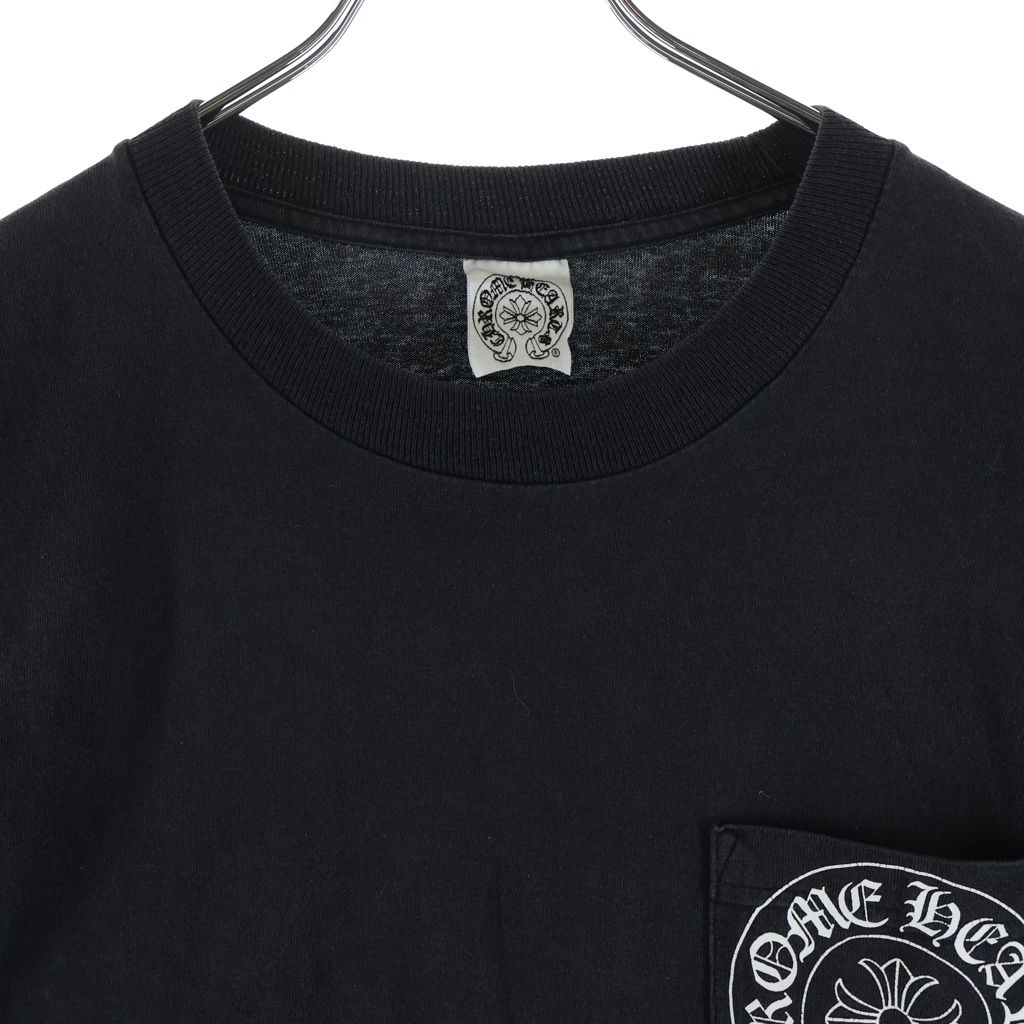 Chrome Hearts Vintage L S Tee Sleeve CH Plus Back Scroll Label Print Long — view 3