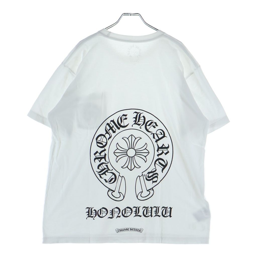 Chrome Hearts Honolulu Limited Horseshoe Tee Print Short Sleeve T-Shirt White