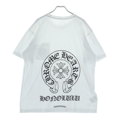 Chrome Hearts Honolulu Limited Horseshoe Tee Print Short Sleeve T-Shirt White