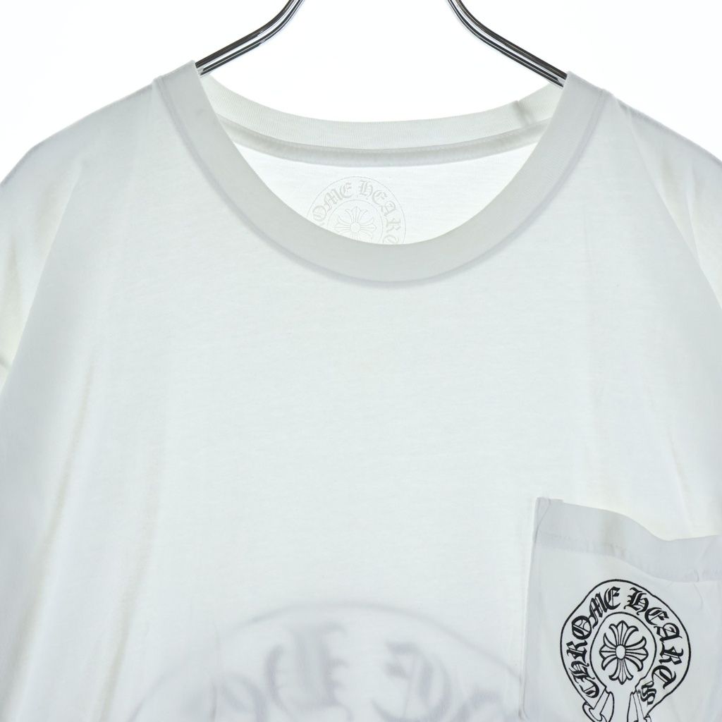 Chrome Hearts Honolulu Limited Horseshoe Tee Print Short Sleeve T-Shirt White — view 3