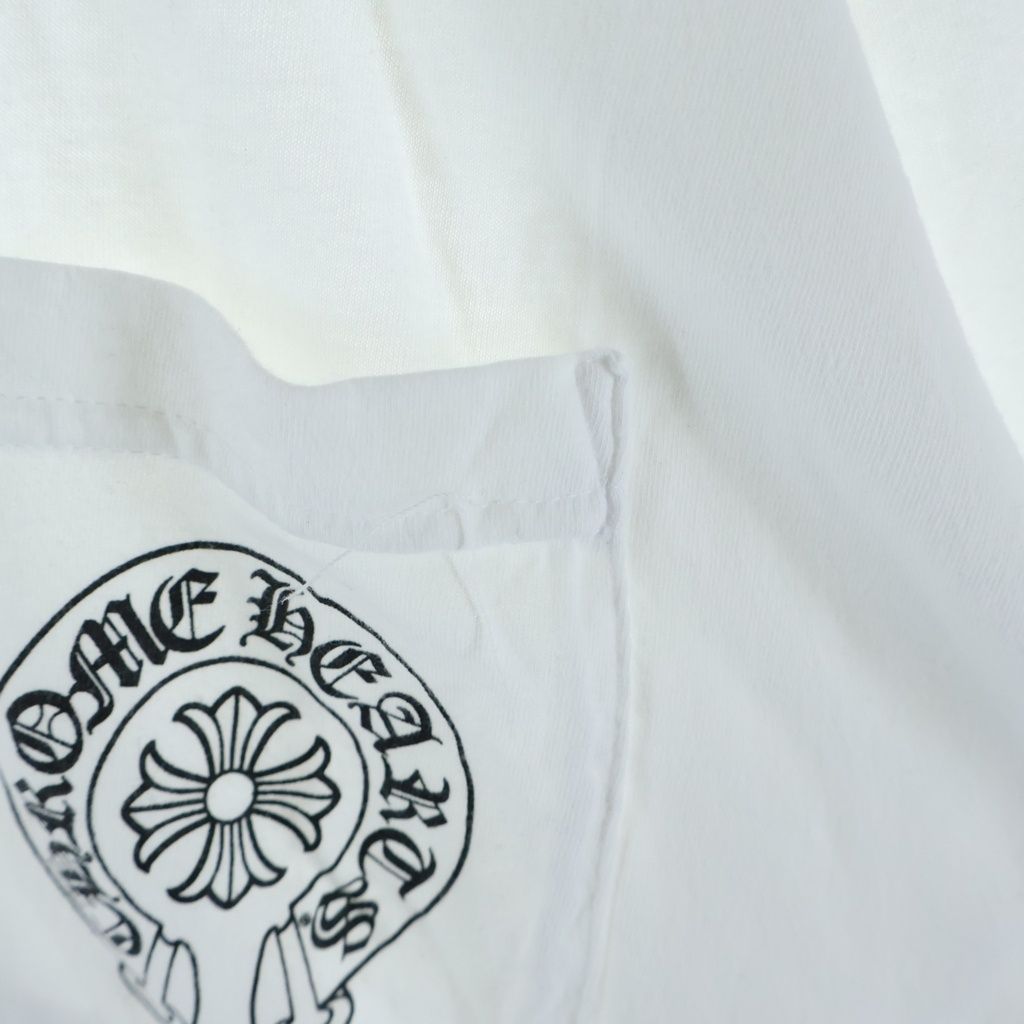 Chrome Hearts Honolulu Limited Horseshoe Tee Print Short Sleeve T-Shirt White — view 6