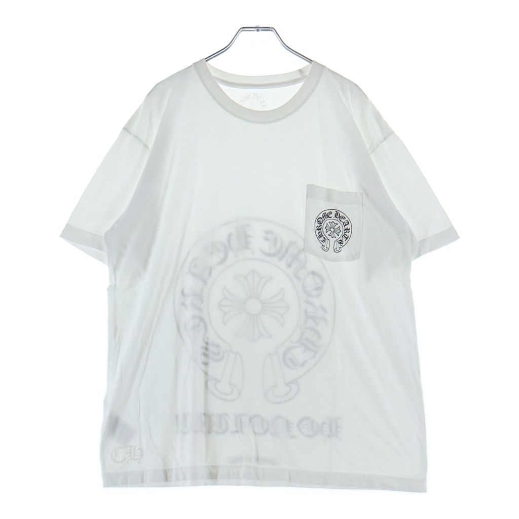 Chrome Hearts Honolulu Limited Horseshoe Tee Print Short Sleeve T-Shirt White — view 2