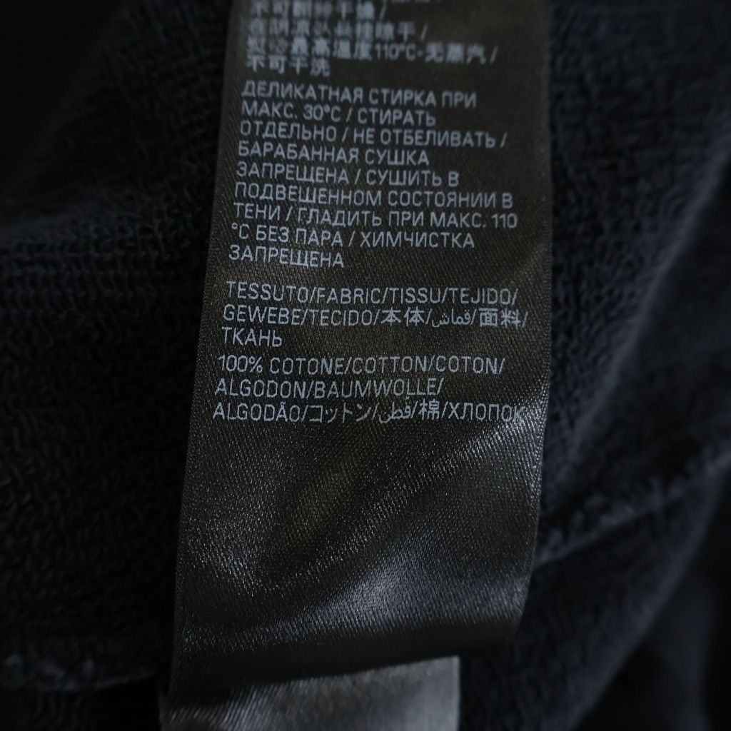 Balenciaga Cropped Zip Up Sweatshirt Hoodie Black — view 7