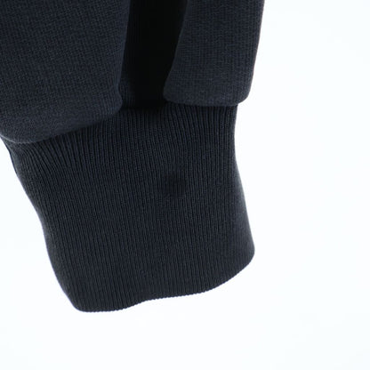 Balenciaga Cropped Zip Up Sweatshirt Hoodie Black — view 5