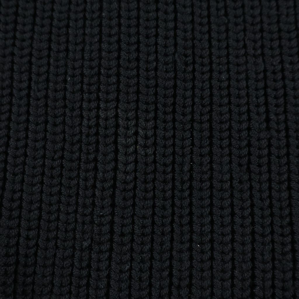 Versace Crew Neck Logo Knit Black Sweater — view 4