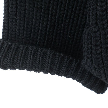 Versace Crew Neck Logo Knit Black Sweater — view 6