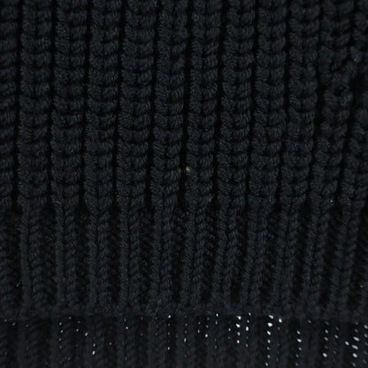 Versace Crew Neck Logo Knit Black Sweater — view 5