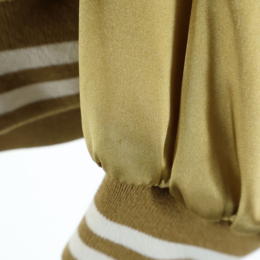 Celine Tiger Satin Teddy Jacket Embroidery Gold — view 5