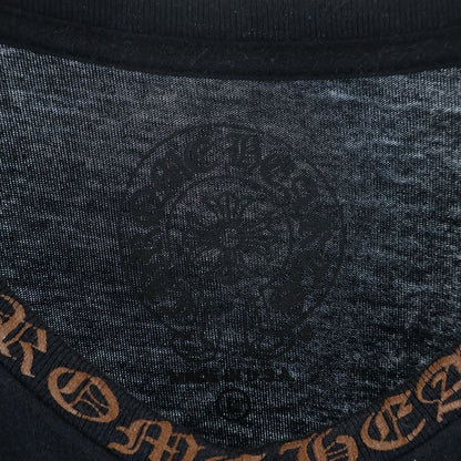 Chrome Hearts Neck Logo L S Tee Print Long Sleeve T-Shirt Black Brown — view 7