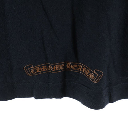 Chrome Hearts Neck Logo L S Tee Print Long Sleeve T-Shirt Black Brown — view 6