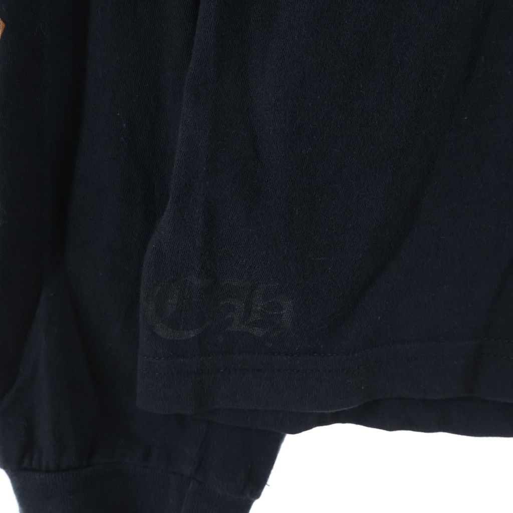 Chrome Hearts Neck Logo L S Tee Print Long Sleeve T-Shirt Black Brown — view 5