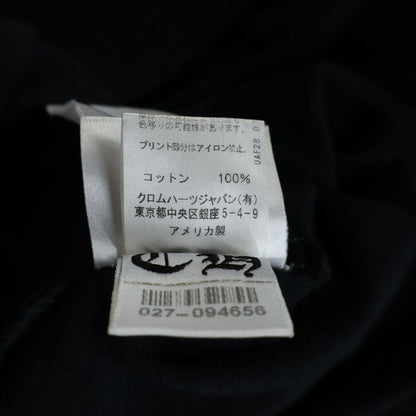 Chrome Hearts Neck Logo L S Tee Print Long Sleeve T-Shirt Black Brown — view 8