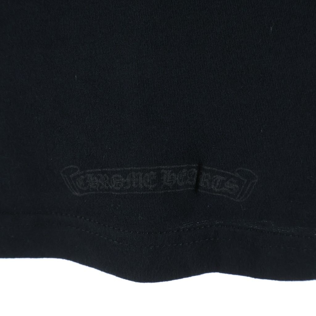 Chrome Hearts Neck Logo L S Tee Print Long Sleeve T-Shirt Black — view 6
