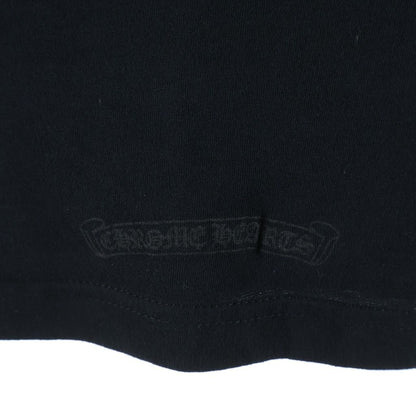 Chrome Hearts Neck Logo L S Tee Print Long Sleeve T-Shirt Black — view 6