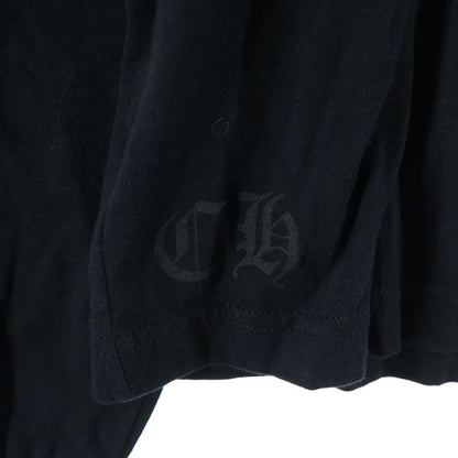 Chrome Hearts Neck Logo L S Tee Print Long Sleeve T-Shirt Black — view 5