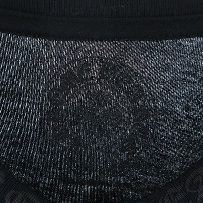 Chrome Hearts Neck Logo L S Tee Print Long Sleeve T-Shirt Black — view 7