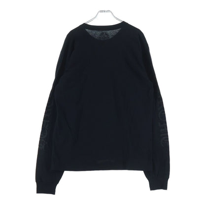 Chrome Hearts Neck Logo L S Tee Print Long Sleeve T-Shirt Black — view 2