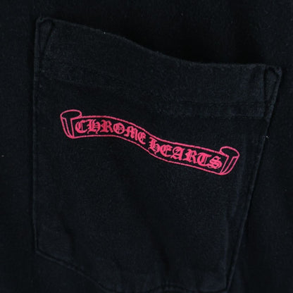 Chrome Hearts Neon Logo Print Long Sleeve T-Shirt Black — view 5