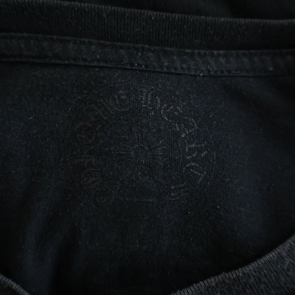 Chrome Hearts Neon Logo Print Long Sleeve T-Shirt Black — view 7