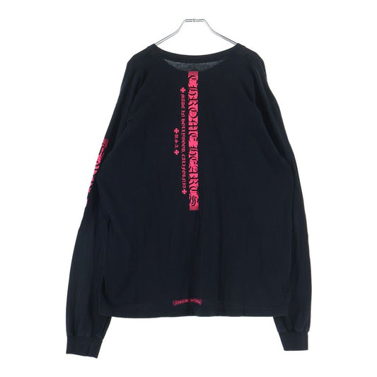Chrome Hearts Neon Logo Print Long Sleeve T-Shirt Black