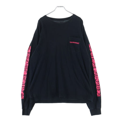 Chrome Hearts Neon Logo Print Long Sleeve T-Shirt Black — view 2