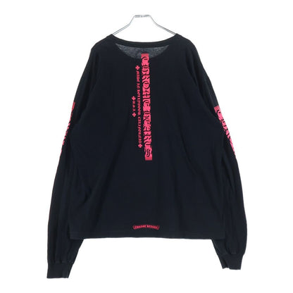 Chrome Hearts Neon Logo Print Long Sleeve T-Shirt Black — view 2