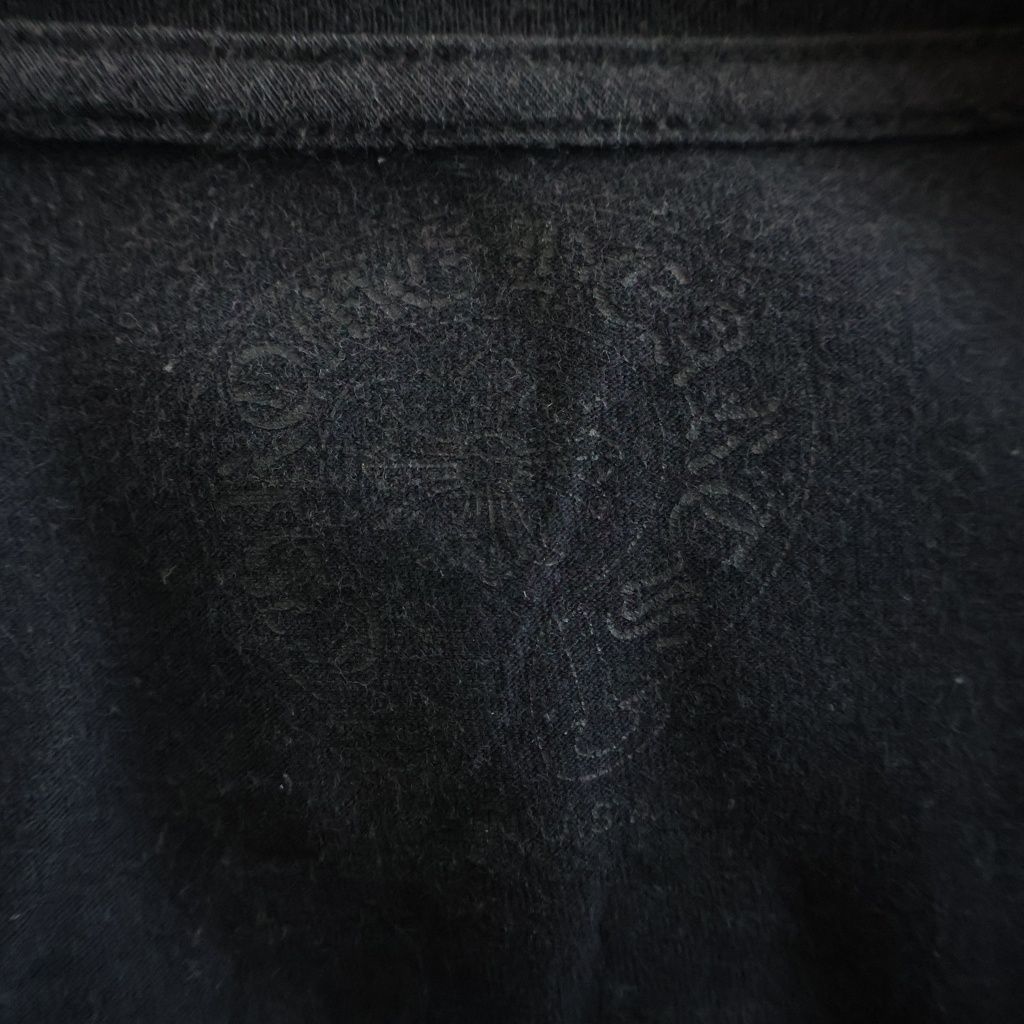 Chrome Hearts Neon Logo Print Long Sleeve T-Shirt Black — view 7
