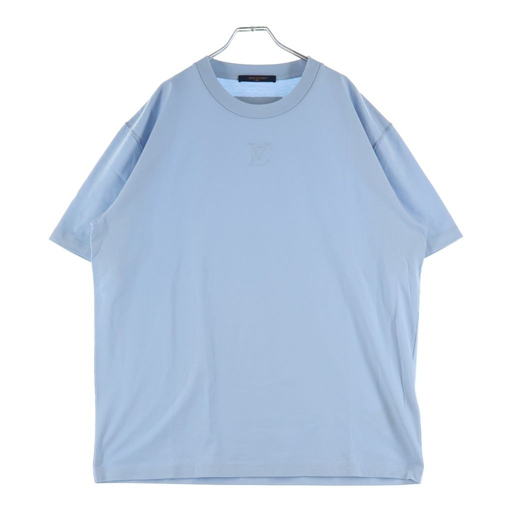 Louis Vuitton Embossed LV Short Sleeve T-Shirt Dt3 Light Blue
