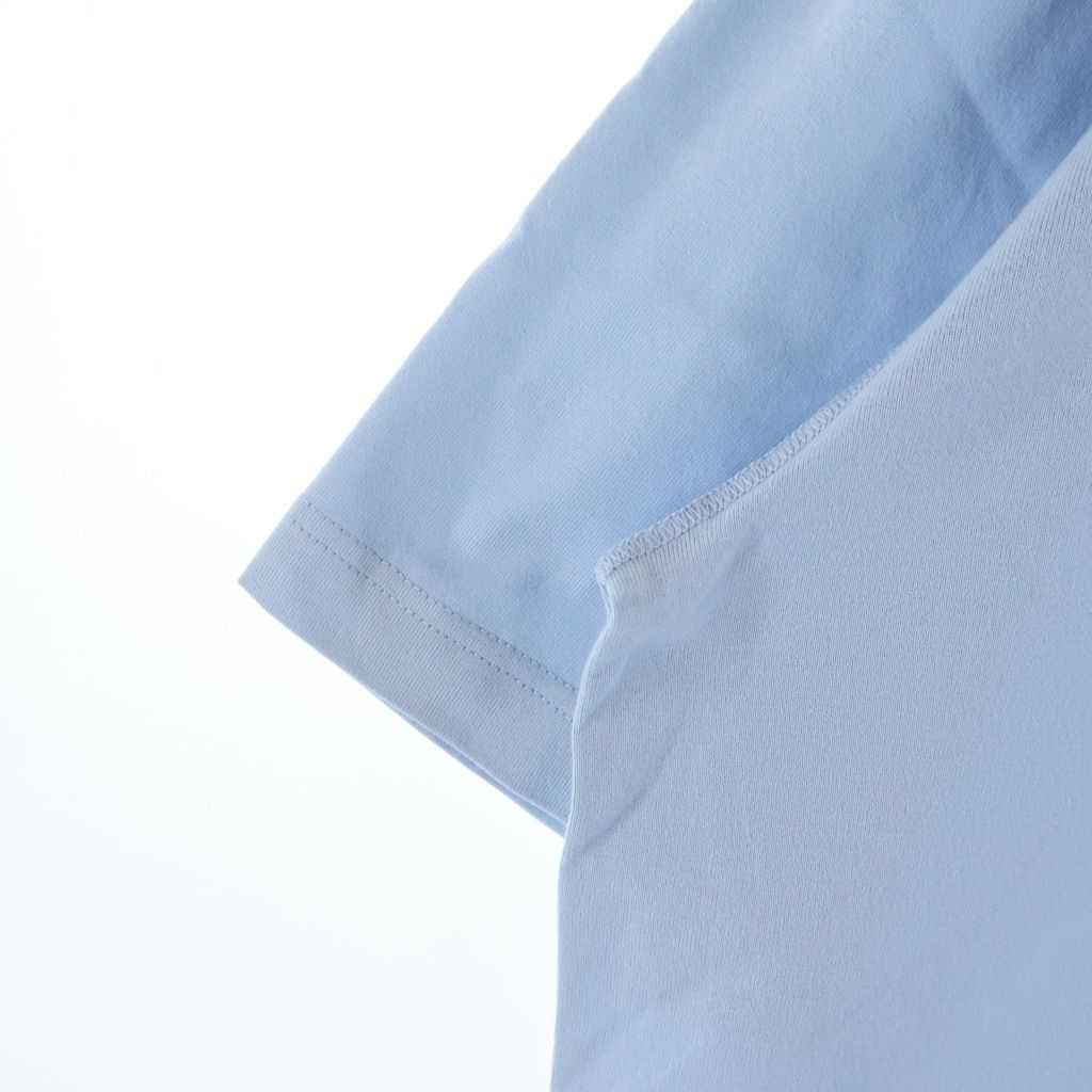 Louis Vuitton Embossed LV Short Sleeve T-Shirt Dt3 Light Blue — view 5