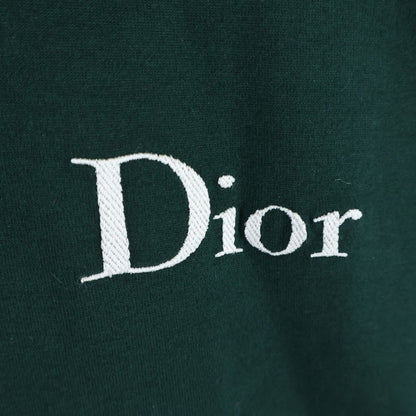 Dior Logo Embroidery Short Sleeve T-Shirt Green — view 6