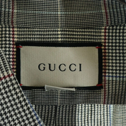 Gucci Line Gupig Oversize Long Sleeve Shirt Gray Zabqw — view 7