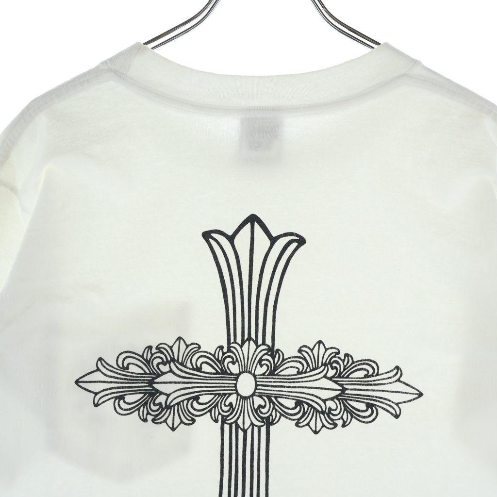 Chrome Hearts Vintage Neck Logo Cross Pocket SS Tee Back Chest Short Sleeve — view 4