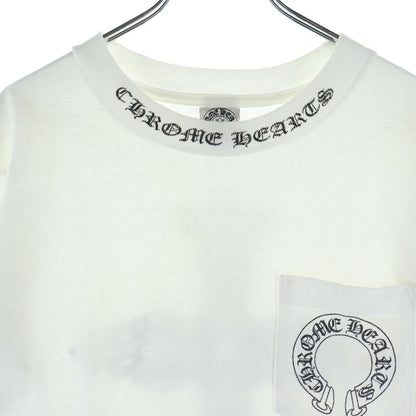 Chrome Hearts Vintage Neck Logo Cross Pocket SS Tee Back Chest Short Sleeve — view 3
