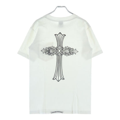 Chrome Hearts Vintage Neck Logo Cross Pocket SS Tee Back Chest Short Sleeve