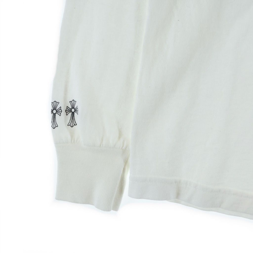 Chrome Hearts Vintage L S Tee Nyc Limited Cemetery Cross Back Scroll Label — view 6