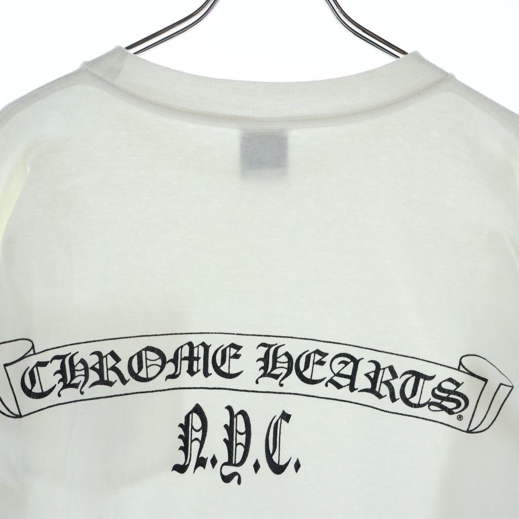 Chrome Hearts Vintage L S Tee Nyc Limited Cemetery Cross Back Scroll Label — view 4