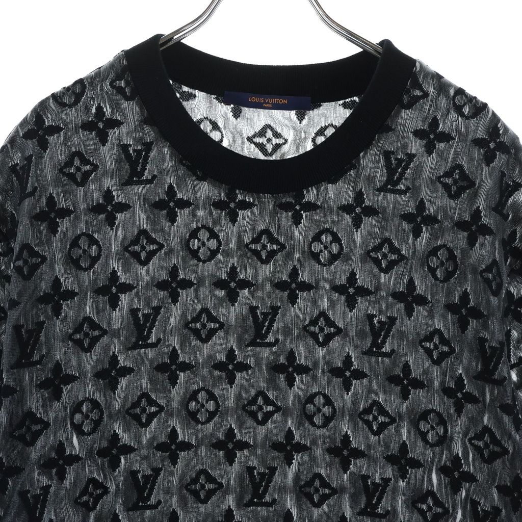 Louis Vuitton Monogram Thistle T-Shirt Black — view 3