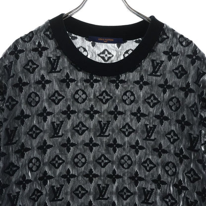 Louis Vuitton Monogram Thistle T-Shirt Black — view 3