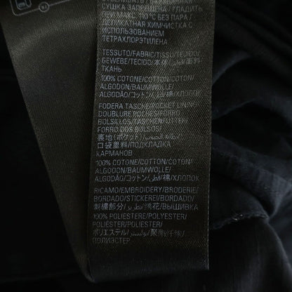 Balenciaga Drawstring Cotton Cargo Long Pants Black — view 7
